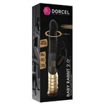 Dorcel Baby Rabbit 2.0, rabbit vibrator, black and gold