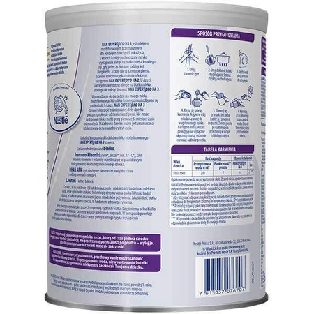 Set Nestle NAN Expertpro HA 3, lapte modificat pentru copii peste 1 an, 2 x 800 g