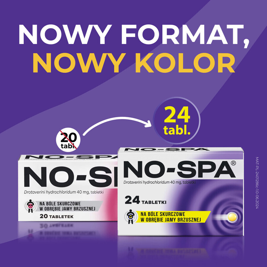 No-Spa 40 mg, 24 comprimidos