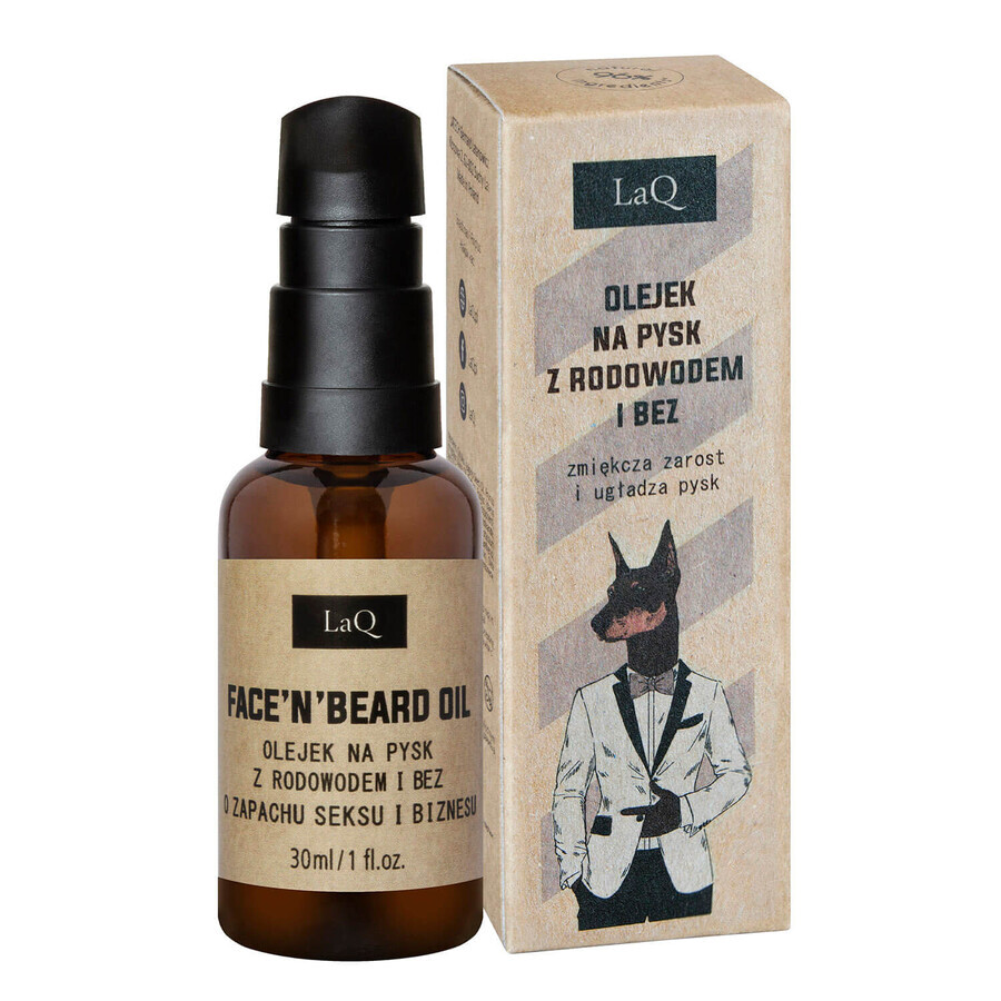 Olio dopobarba e barba LaQ, Doberman, 30 ml