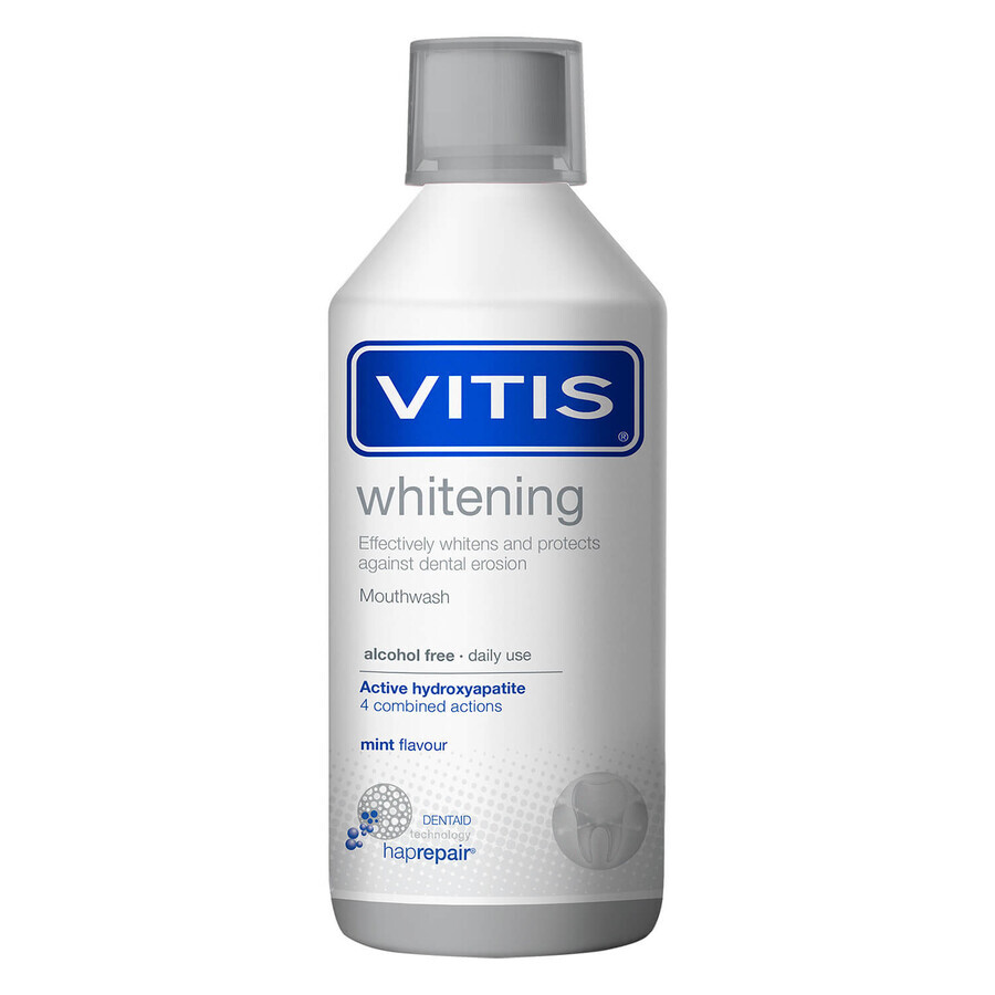 Kit de blanchiment Vitis, bain de bouche 500 ml + dentifrice 100 ml