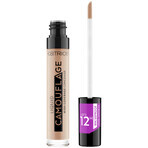 Catrice HD Liquid Coverage Foundation 24H, base de maquillaje líquida, 010 Light Beige, 30 ml + corrector líquido, 010 Porcellain, 5 ml + delineador de cejas de regalo