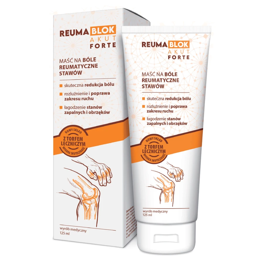 Reumablok Akut Forte, mascarilla para dolores reumáticos y rigidez articular, 125 ml