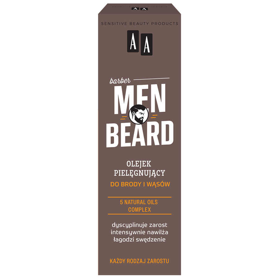 AA Men Beard, turbo-concentré pour la pousse de la barbe et de la moustache, 30 ml