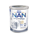 Nestlé NAN Optipro Plus 2 HM-O, Fórmula de continuación para bebés mayores de 6 meses, 4 x 800 g