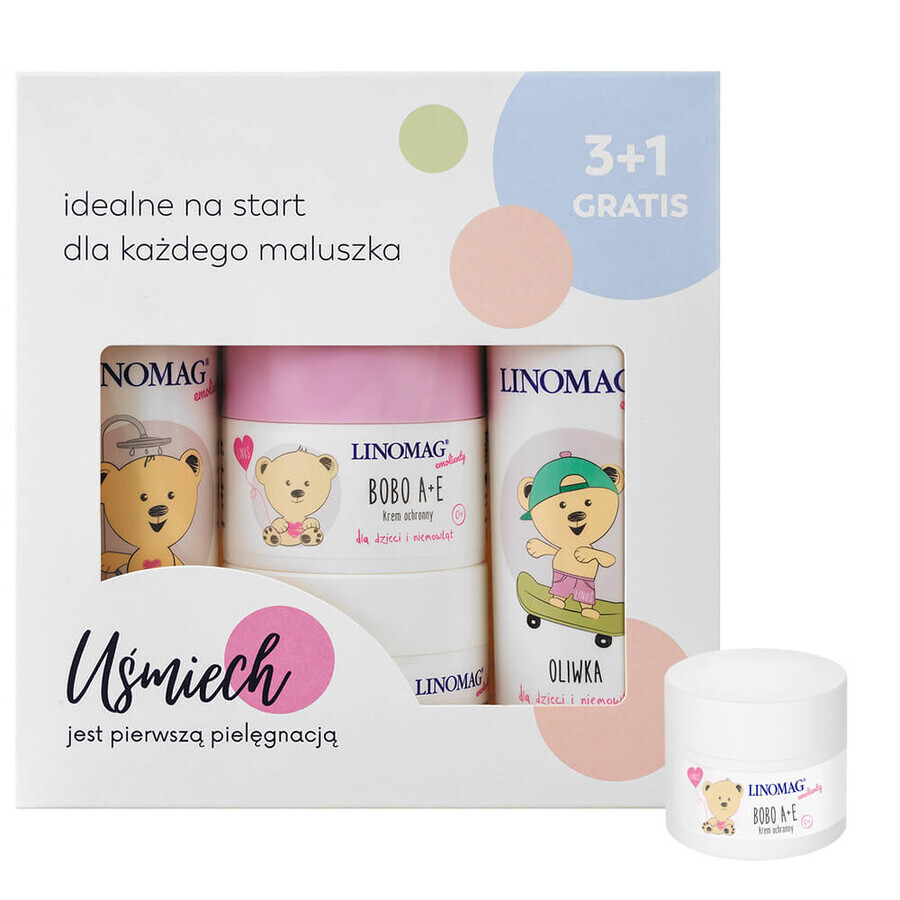 Set Linomag Emolientes + crema protectora, 15 ml gratis