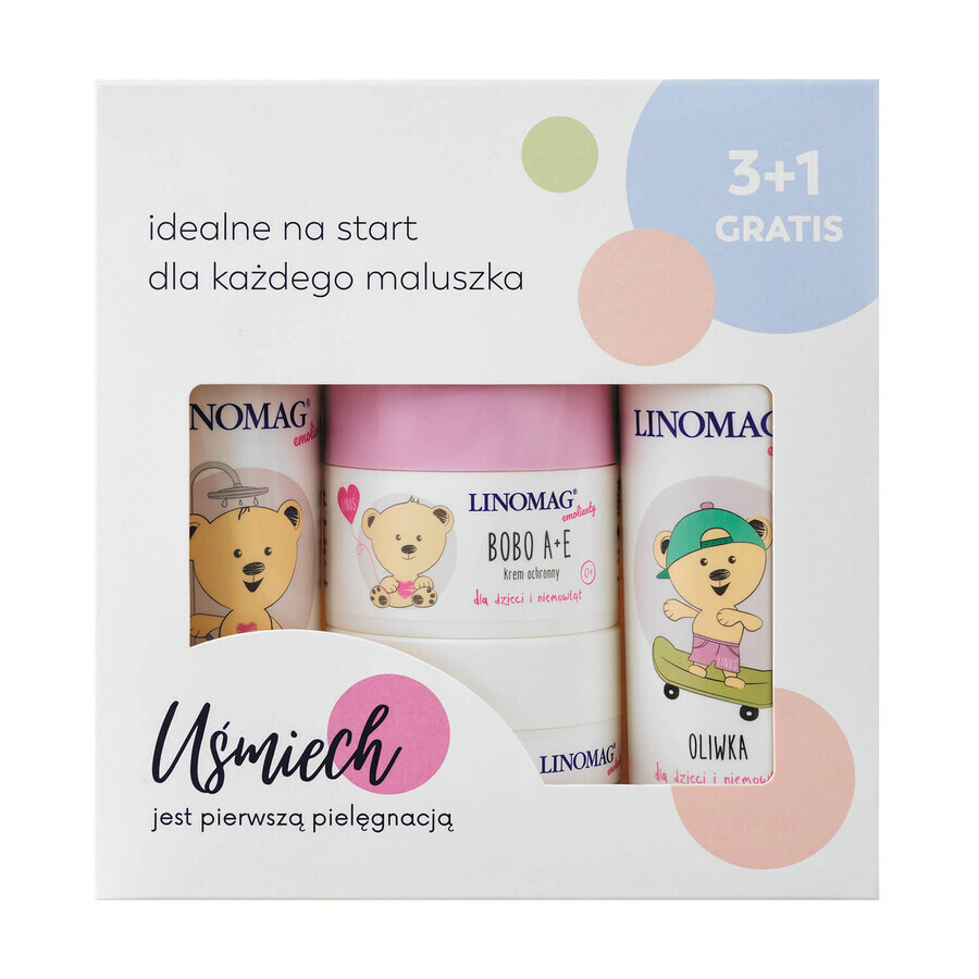 Set Linomag Emolientes + crema protectora, 15 ml gratis