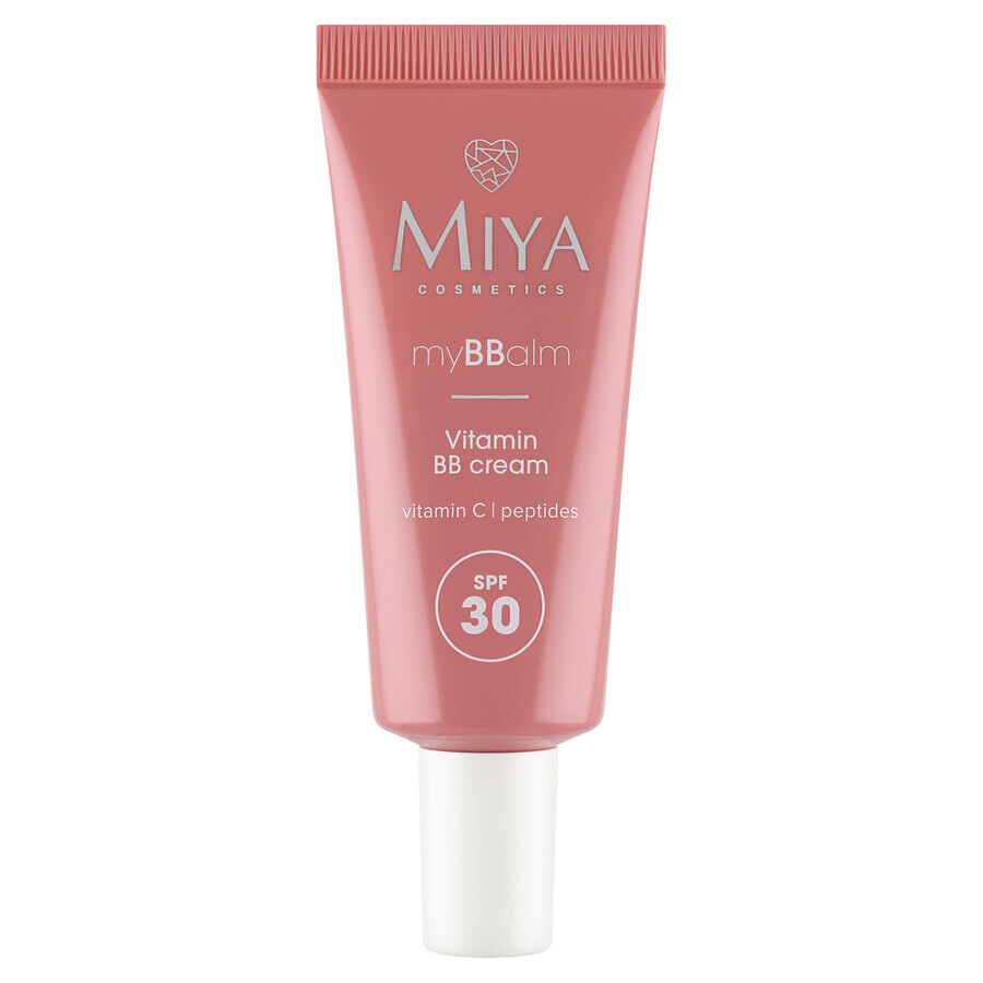 Miya myBBalm, Crema BB Vitamínica, FPS 30, 03 beige, 30 ml