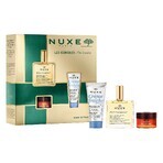 Nuxe Bestsellers set Huile Prodigieuse, dry oil, 50 ml + nourishing lip balm, 15 g + 3-in-1 moisturizing cream, 100 ml