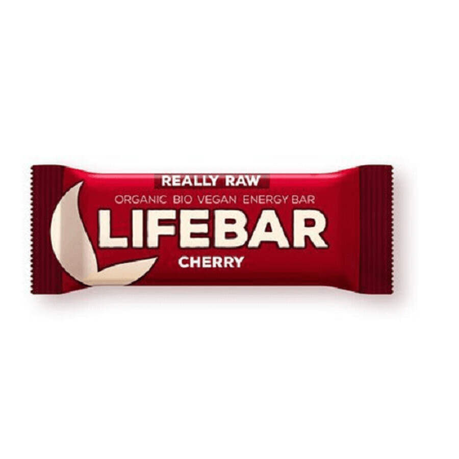 Barrita cruda con cerezas, 47 gr, LifeBar