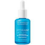 Set Dermedic Hydrain 3 Hialuro, suero hidratante para cara, cuello y escote, 30 ml + crema hidratante profunda 15 ml