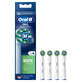 Oral-B Pro Cross Action, puntas de recambio para el cepillo el&#233;ctrico Clean Maximiser, 4 piezas