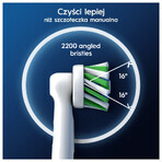 Oral-B Pro Cross Action, puntas de recambio para el cepillo eléctrico Clean Maximiser, 4 piezas