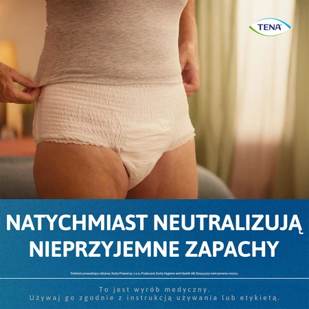 Tena Pants Proskin, majtki chłonne, rozmiar L, 100-135 cm, Super, 12 sztuk: ceny i cechy