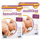 Femaltiker Plus pack, sabor chocolate, 2 x 12 sobres