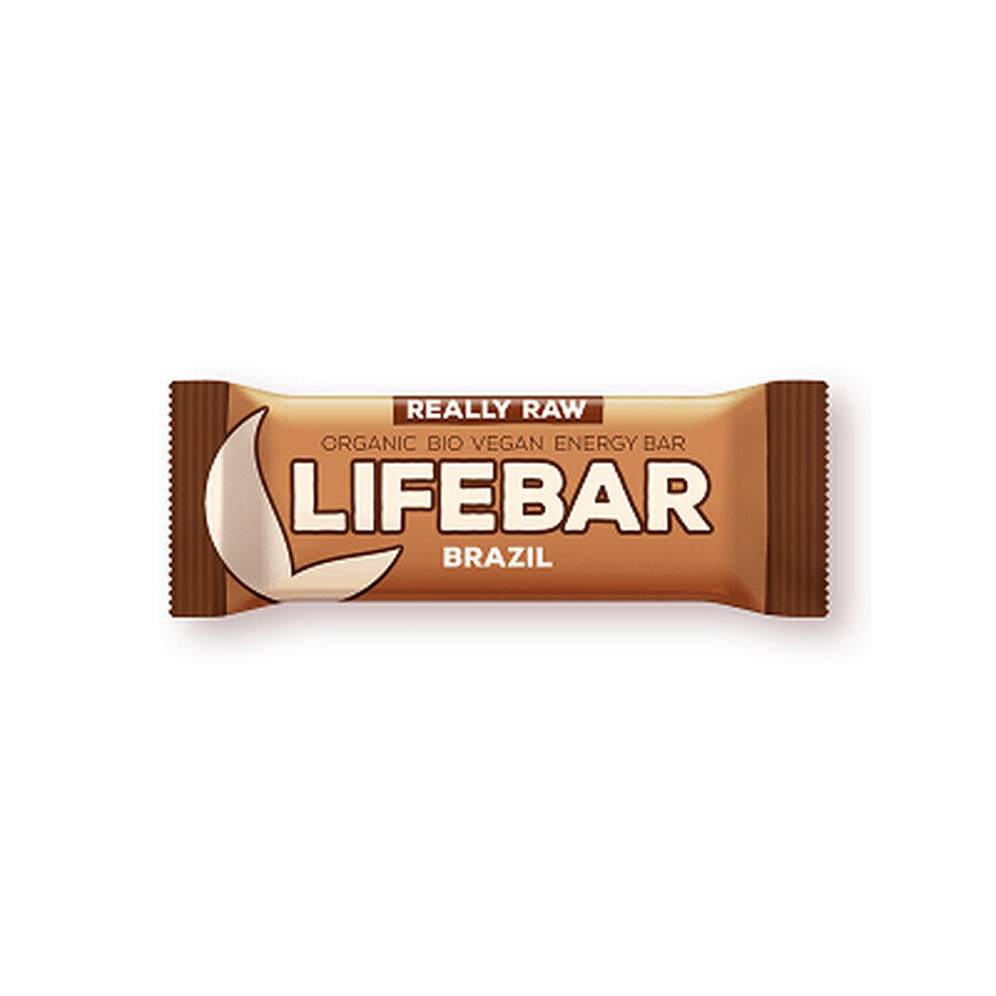 Raw Brazil nut bar, 47 g, Lifebar