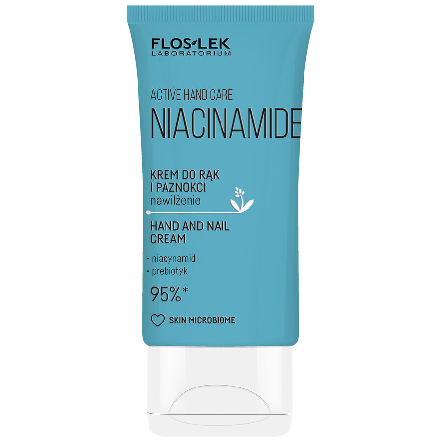 Floslek Laboratorium Crema de manos y uñas con niacinamida, 50 ml