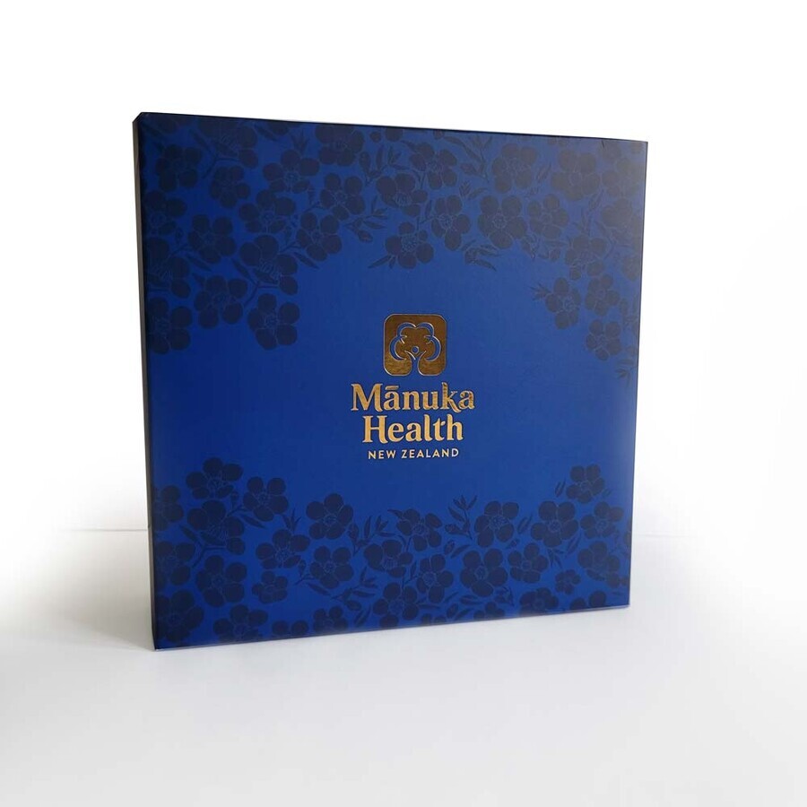 Estuche de regalo Manuka Health, miel de Manuka MGO 100+, 500 g + cuchara de madera de regalo