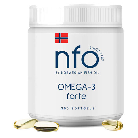 NFO Omega-3 Forte, 360 capsule moi