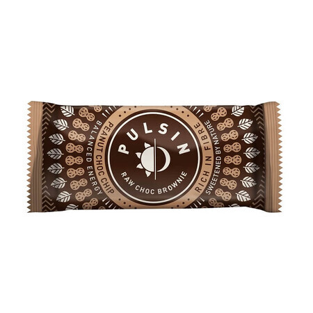 Vegan pinda- en chocoladereep, 50 g, Pulsin