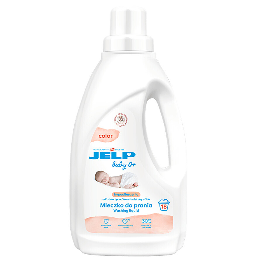 Jelp 0+, leche lavante hipoalergénica, color, 1,5 l