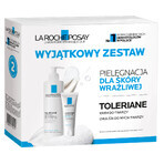 Set La Roche-Posay Toleriane, émulsion nettoyante douce pour les peaux sensibles du visage, 400 ml + Crème hydratante pour les peaux sensibles, 40 ml