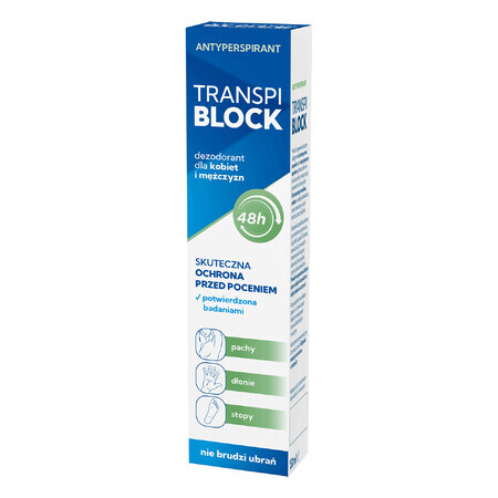 Transpiblock, desodorante, 150 ml