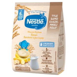 Cereale Nestle cu lapte și orez, banane, fără gluten, după 6 luni, 230 g