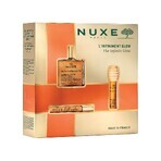 Nuxe Glow Huile Prodigieuse Or set, ulei roll-on, 8 ml + ulei de buze, 10 ml + ulei uscat, 50 ml