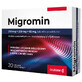 Migromin 250 mg + 250 mg + 65 mg, 20 comprimidos