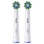 Oral-B Pro Cross Action, puntas de recambio para el cepillo eléctrico Clean Maximiser, 2 piezas