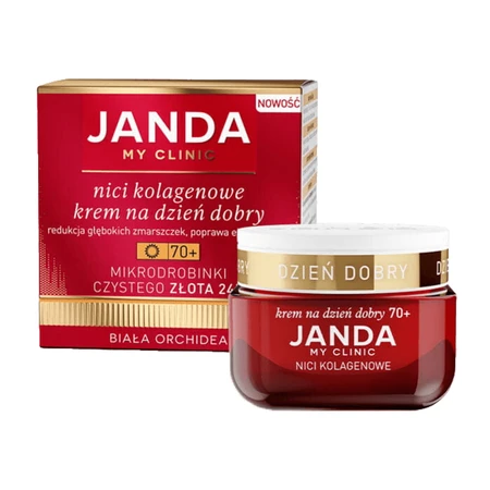 Set Janda My Clinic Collagen Threads 70+, cremă de zi, 50 ml + cremă de noapte, 50 ml + cremă de ochi, 15 ml