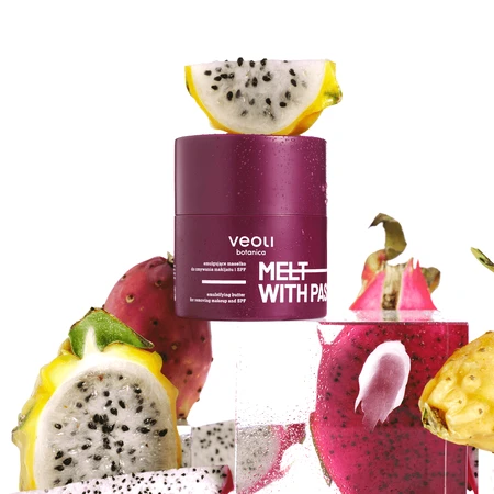 Veoli Botanica Melt With Passion, demachiant emulsifiant și SPF, 40 g