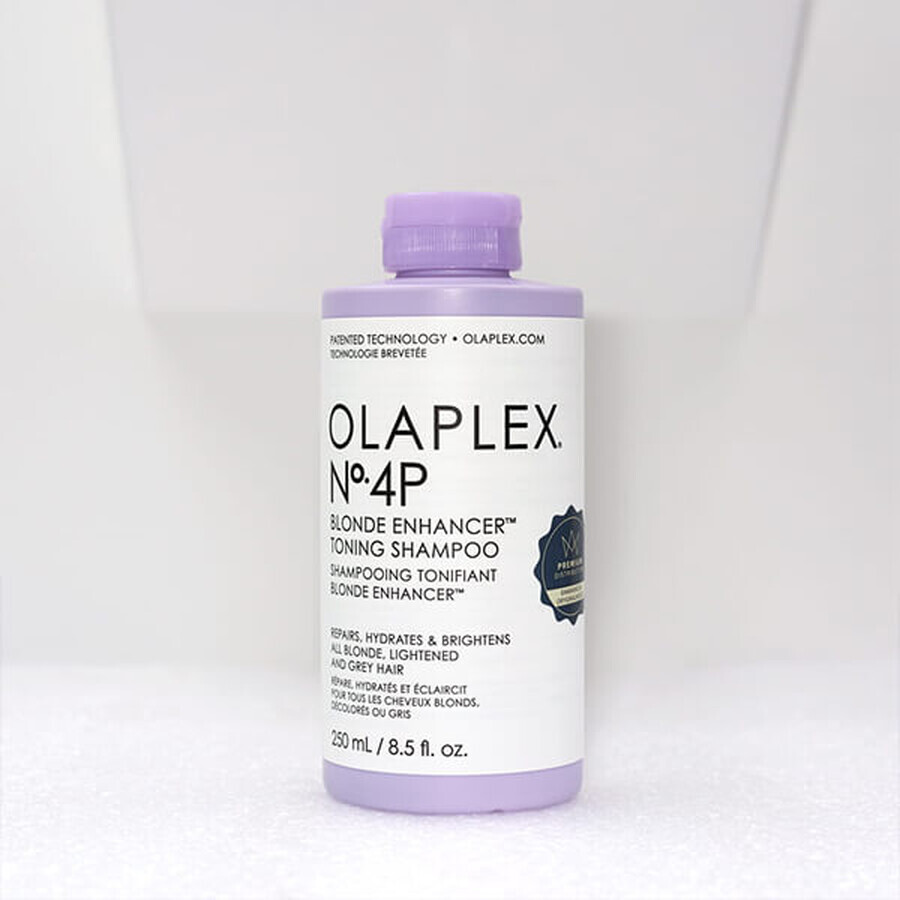 Olaplex No. 4P, shampooing violet pour cheveux blonds, 250 ml