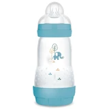 MAM Perfect Start Anti-Colic, biberón anticólico con tetina de silicona, Planet Love, niño, a partir de 2 meses, 260 ml