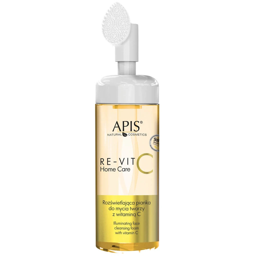 Apis Re-Vit C Home Care, rozświetlająca pianka do mycia twarzy z witaminą C, 150 ml: ceny i cechy