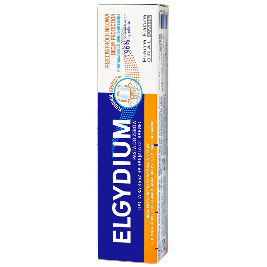 Elgydium pasta dentífrica con Fluorinol Protect + Complex, 75 ml