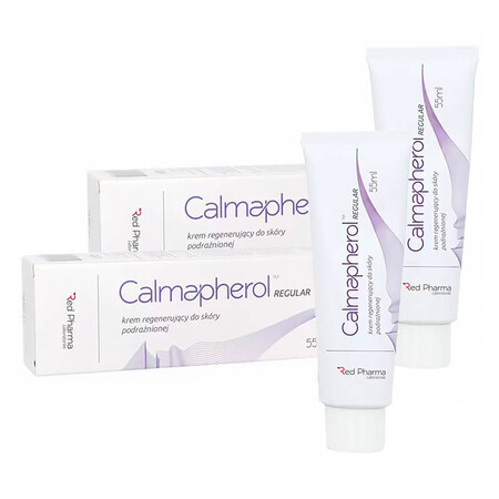 Set Calmapherol, crema regeneradora para pieles irritadas, 2 x 55 ml