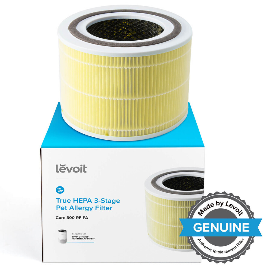 Filtro antialérgico Levoit para purificador de aire Core 300 y 300S, 1 ud.