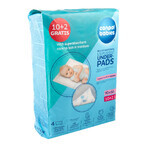 Canpol Babies, compresas desechables multiusos, superabsorbentes, 90 cm x 60 cm, 10 unidades + 2 unidades gratuitas