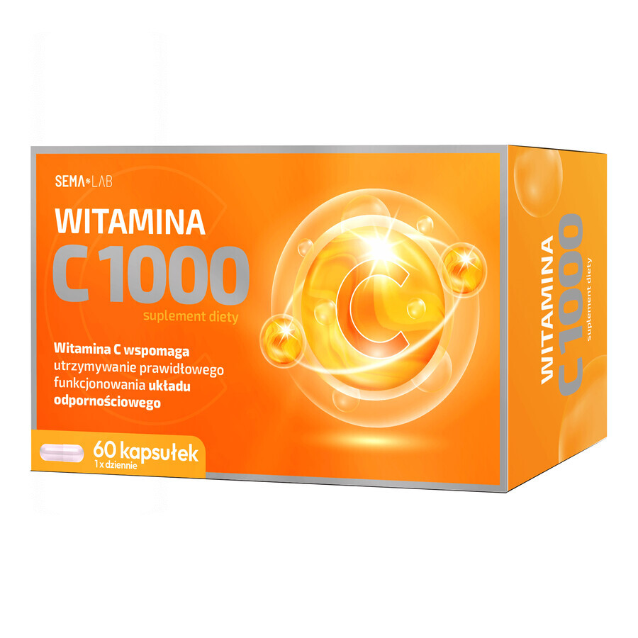 SEMA Lab Vitamina C 1000, 60 cápsulas