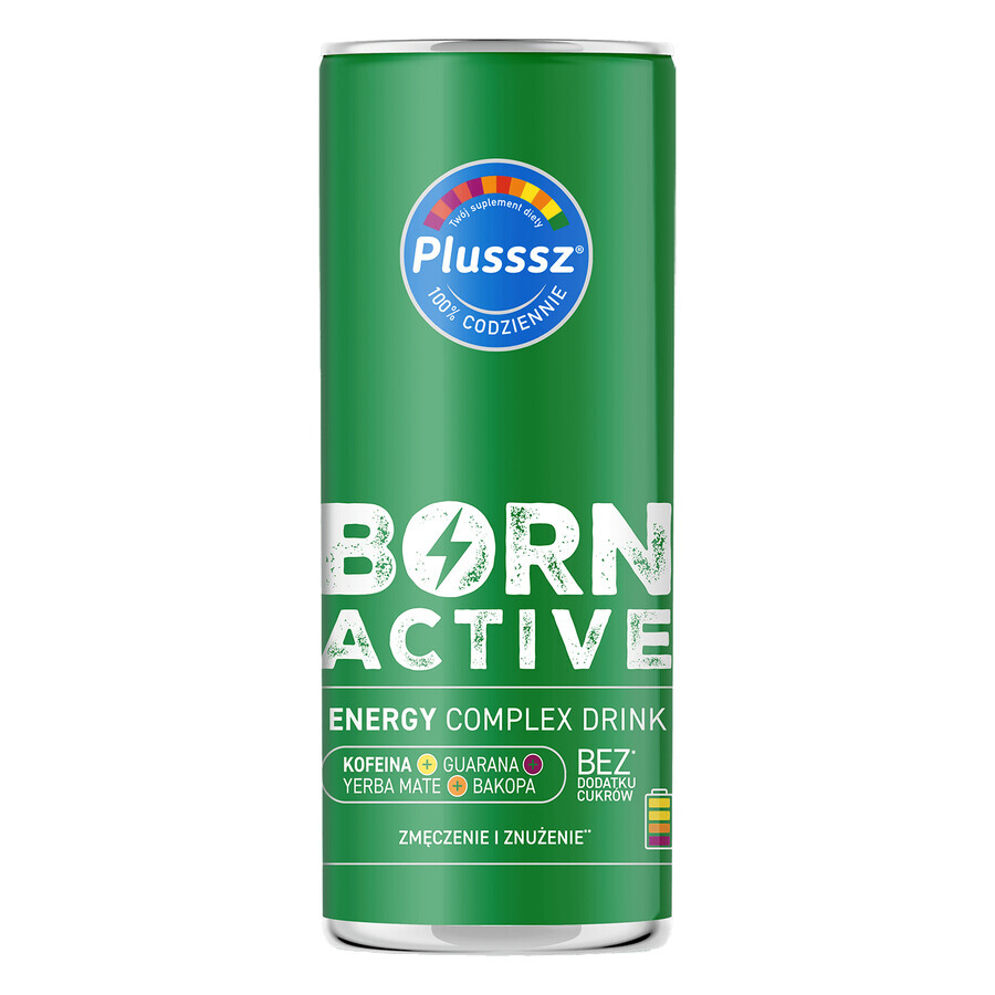 Plusssz Born Active Active Energy Complex Drink, 250 ml