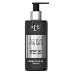 Juego Apis Action For Men, gel limpiador corporal hidratante 3 en 1 300 ml + crema nutritiva para cuerpo y manos 300 ml