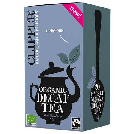 Clipper, decaffeinated black tea, 2.5 g x 20 sachets