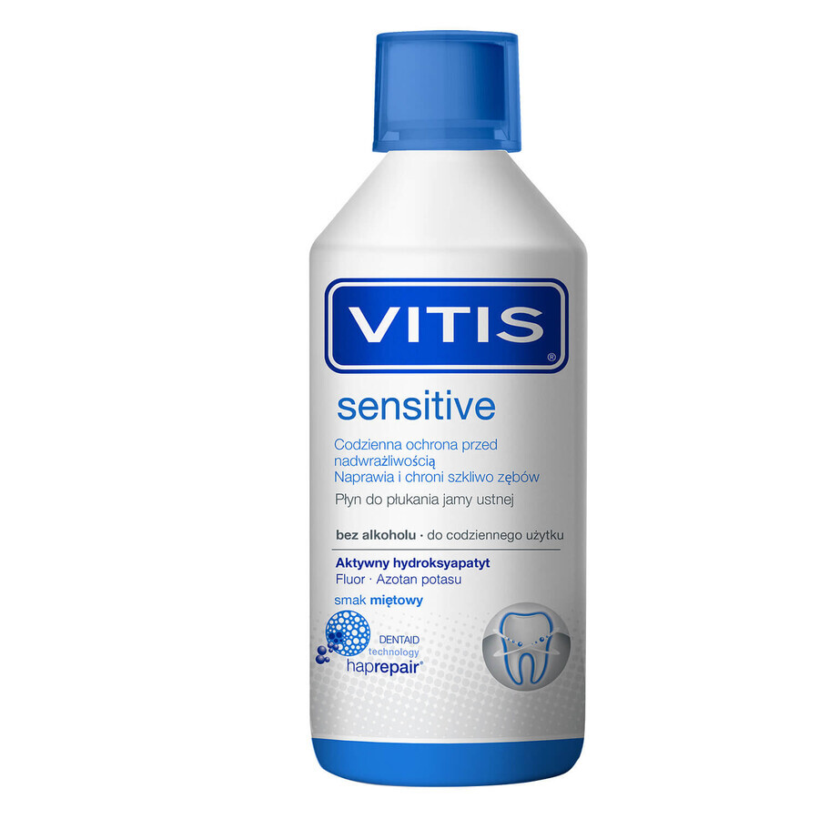 Vitis Sensitive colutorio para hipersensibilidad, 500 ml