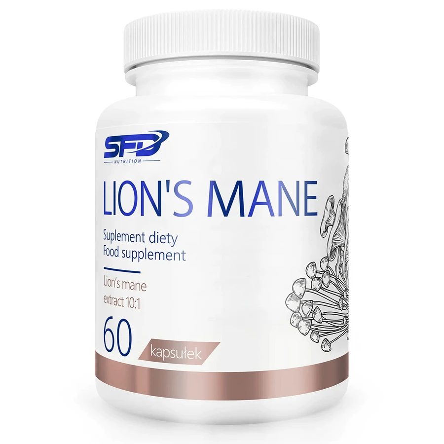 SFD Lion's Mane, soplówka jeżowata, 60 kapsułek: ceny i cechy