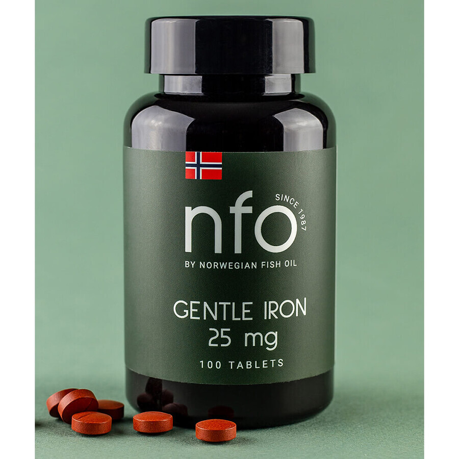 NFO Gentle Iron, ferro, 100 compresse