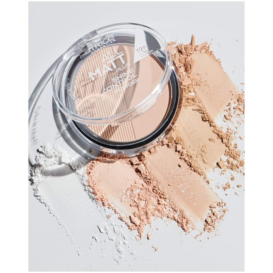 Catrice All Matt Plus Shine Control Polvos matificantes, 030N Beige Cálido, 10 g