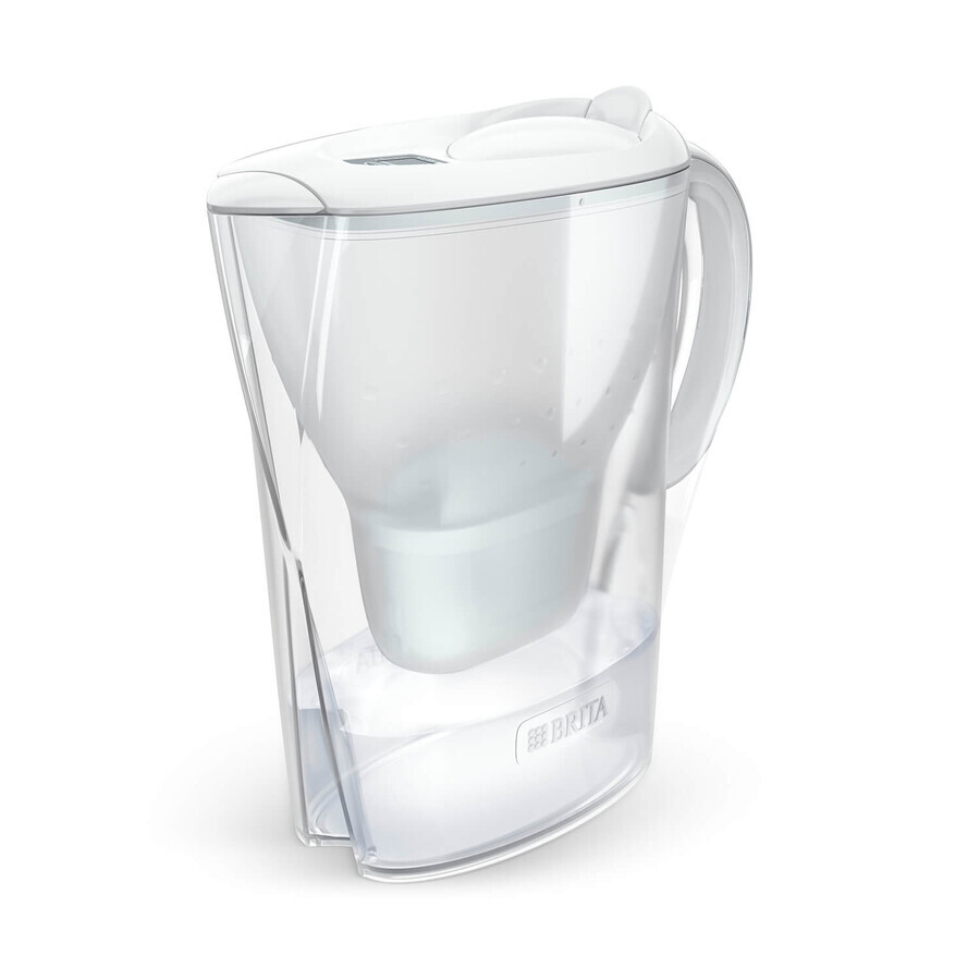 Brita Marella, jarra con filtro 2,4 litros, blanca + filtro Maxtra Pro Pure Performance, 3 piezas