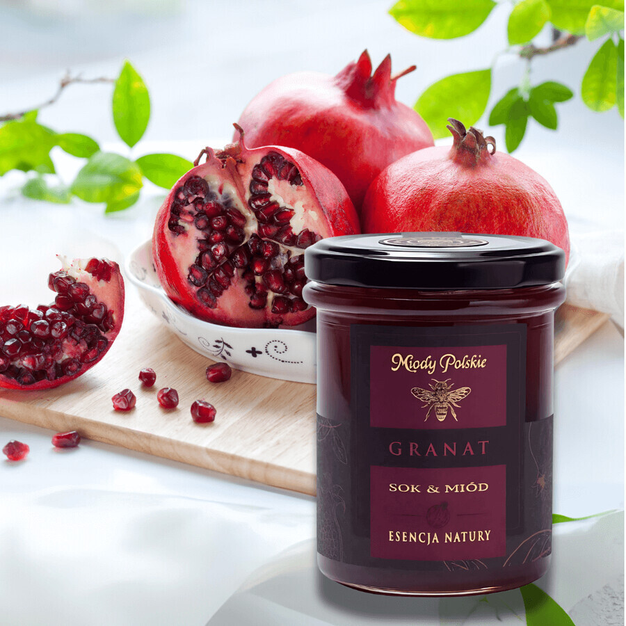 Polish Honey Juice & Honey, pomegranate, 250 g